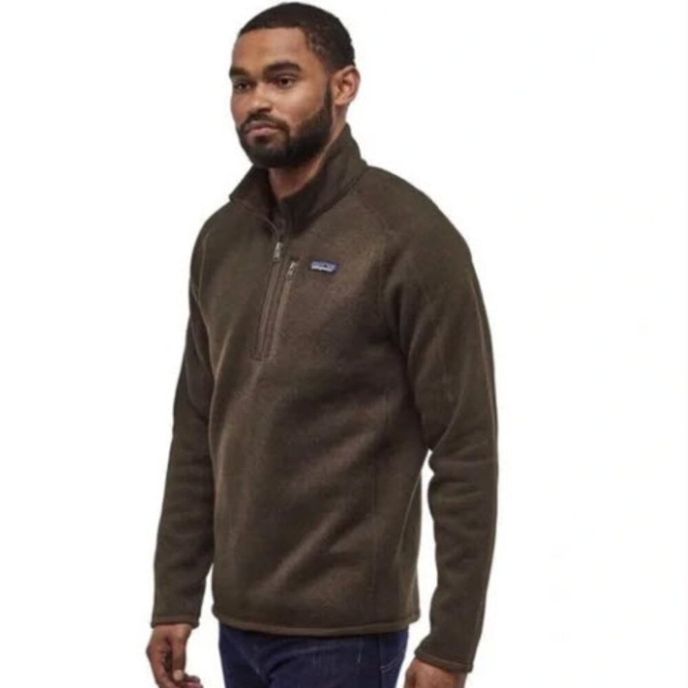 Men's Patagonia Better Sweater 1/4 Zip Dark Walnut